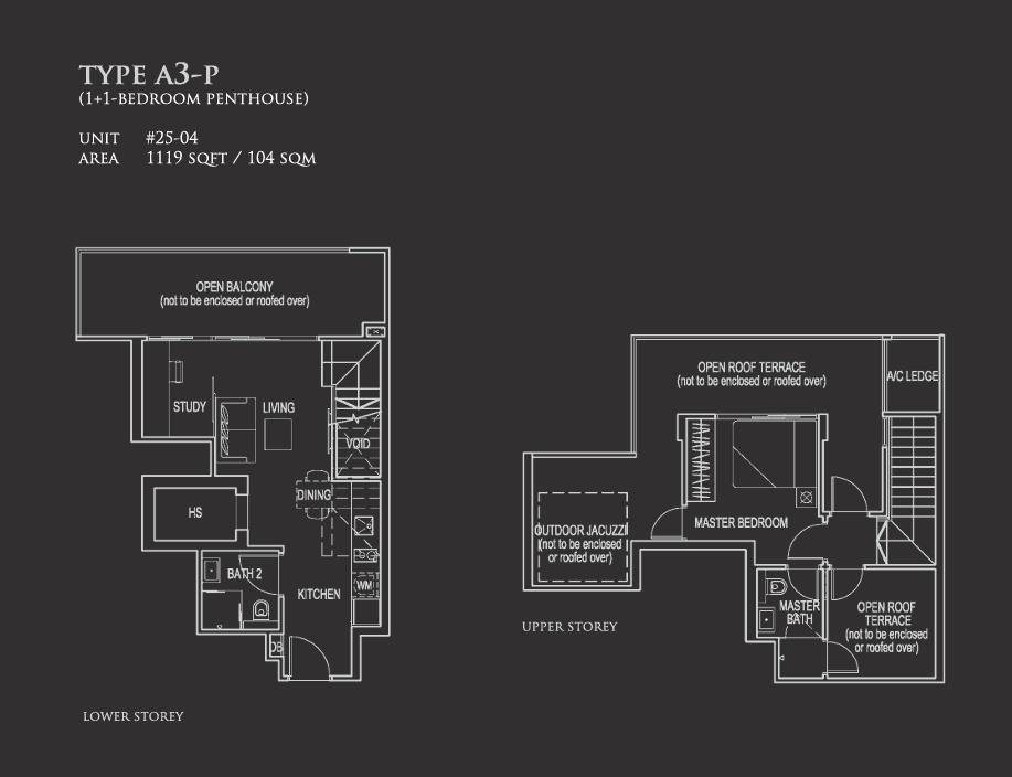 26 Newton #25-04 Floor Plan